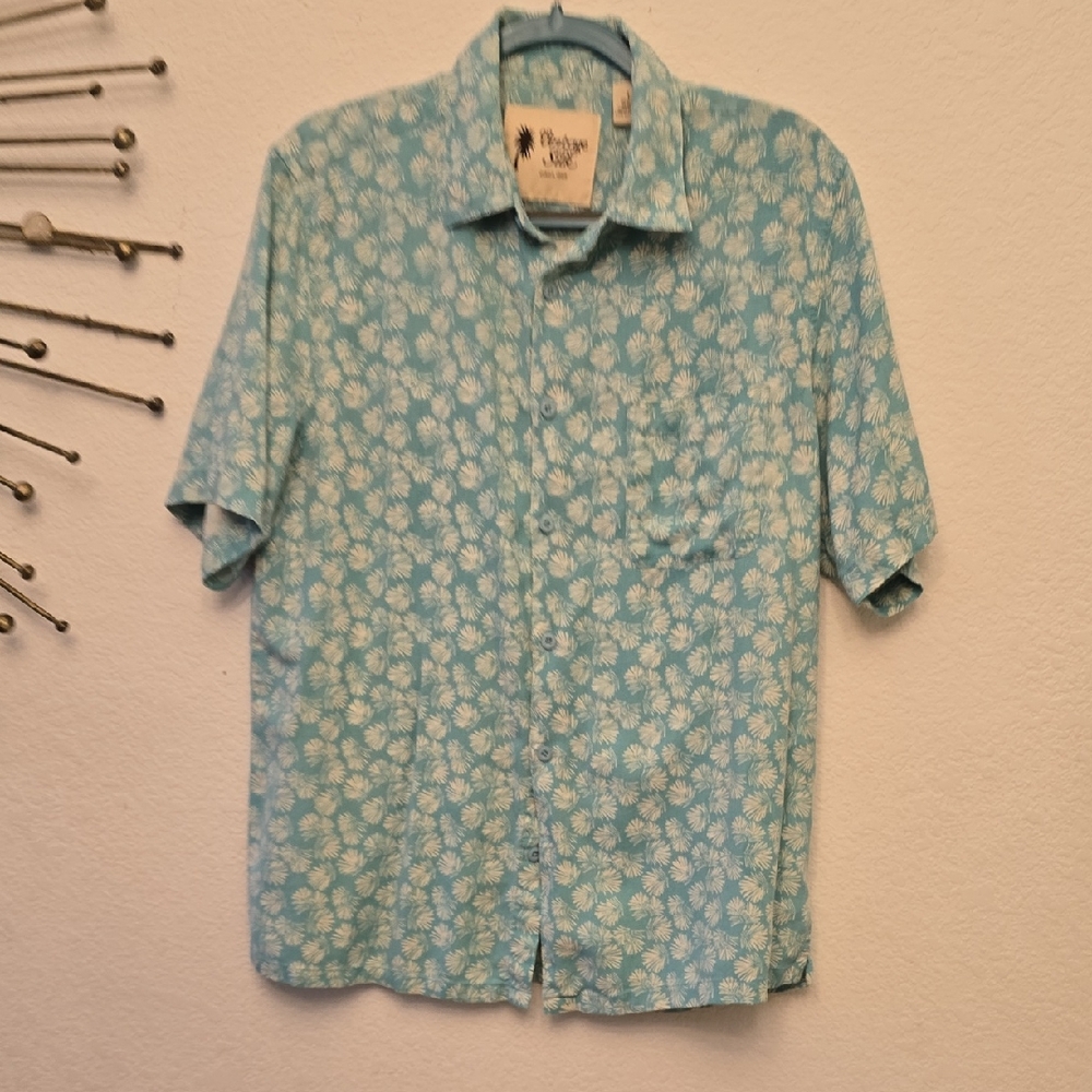Vintage Silk Circa 1969 Mens Shirt